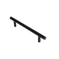 Ручка-рейлинг Ajax (Аякс) мебельная MB-H-005-128 мм BL черный