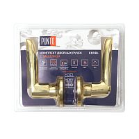 Ручка Punto (Пунто) защелка DK610/BL PB-ET (кл./фик.) золото