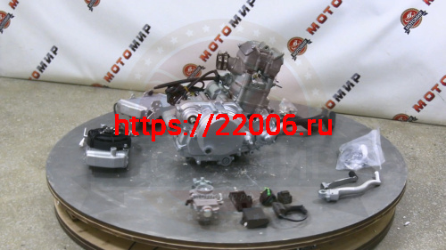 Двигатель 4т. 250 см3 177MM, NС250, ZONSHEN, 4х клап, эл+кик, жидк. охлажд. + РАДИАТОР 94197 фото 2