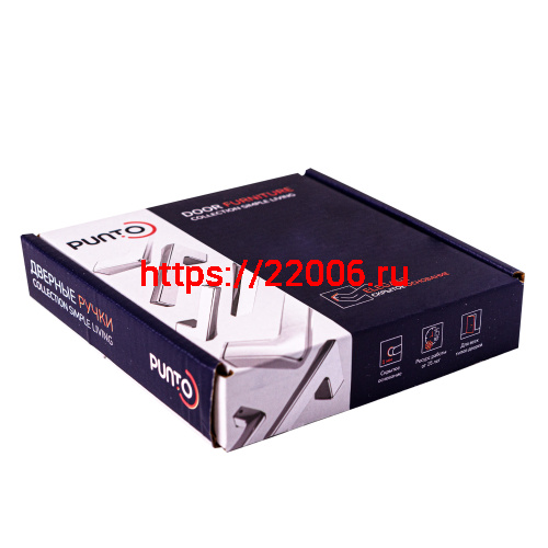 Ручка Punto (Пунто) раздельная K.EL.Q27.GANT SSC-16 сатин.хром фото 3