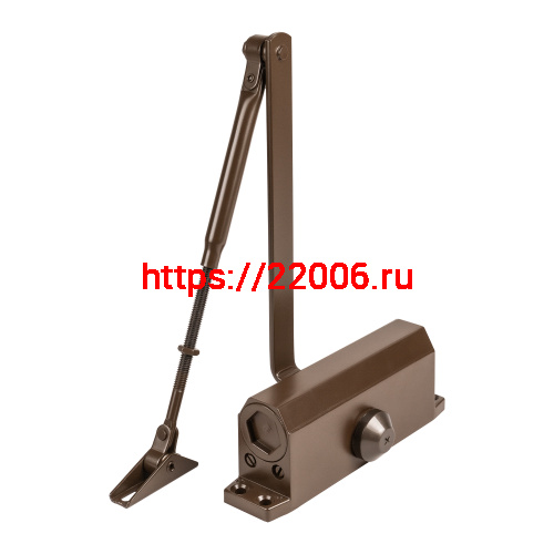 Доводчик Ajax (Аякс) дверной DCTR50-100 (TDR-100) 50-100кг BR коричневый