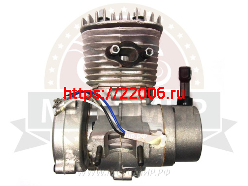 Двигатель Веломотор72 (8Р) АВТОМ.СЦЕПЛ.(КОМПЛЕКТ для установки) ц.бежным сц-м и руч. стартером фото 3