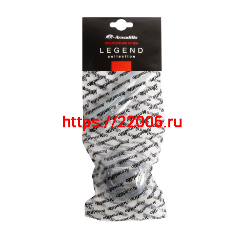 Ручка Armadillo (Армадилло) поворотная BKW8.R.LD54 (BKW8) SN/CP-3 матовый никель/хром фото 2