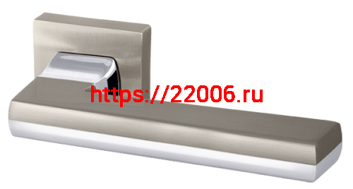 Ручка Armadillo (Армадилло) раздельная K.USQ52.GROOVE (GROOVE USQ5) SN/СР-3 мат.никель/хром