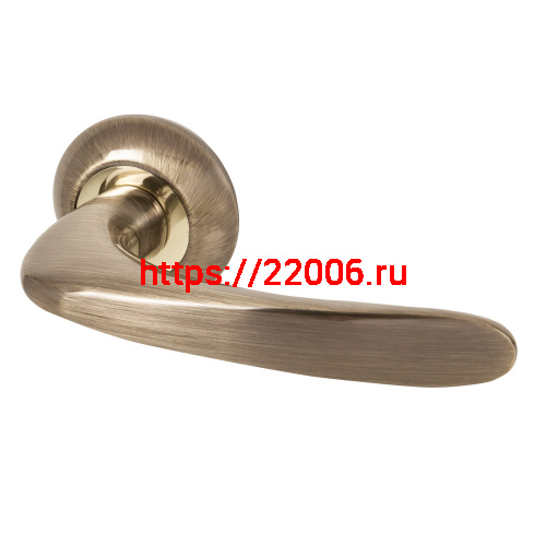 Ручка Armadillo (Армадилло) раздельная R.LD54.Pava (Pava LD42) AB/GP-7 бронза/золото