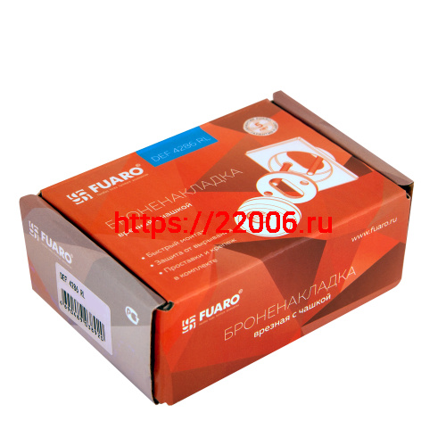 Броненакладка Fuaro (Фуаро) DEF.RL/K.4286 (DEF 4286 RL) SSC-16 сатинированный хром фото 2