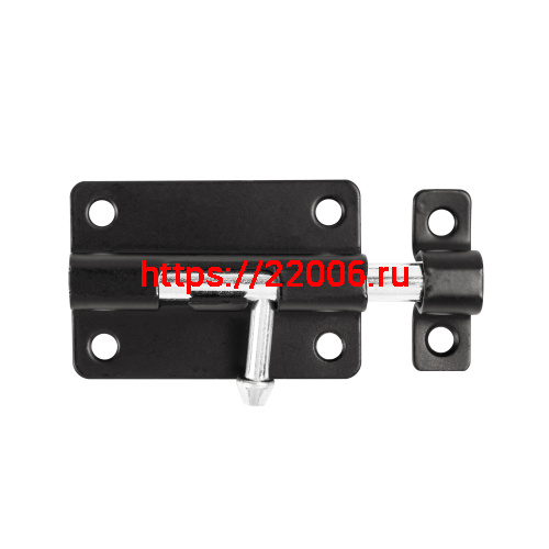 Шпингалет Ajax (Аякс) мебельный металлический SPD60х30 BL черный