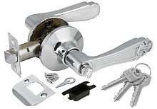 Ручка Fuaro (Фуаро) защелка DK637/BL СР-Е (637/BL СР-Е) (кл/фик.) хром