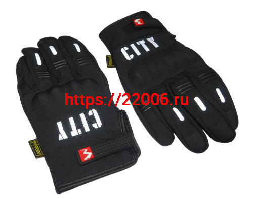 Перчатки MADBIKE-07, текстиль + кожзам, защитные вставки фото 2