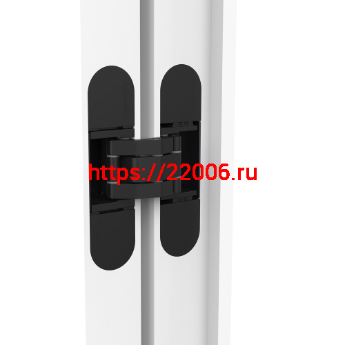 Петля Armadillo (Армадилло) скрытой установки U3D6002.TG BL черный фото 3