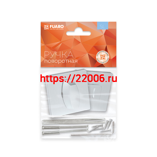 Ручка Fuaro (Фуаро) поворотная BK6.K.SL52 (BK6 SL) BL-24 черный фото 2