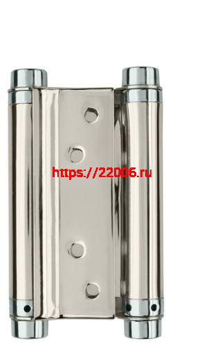 Петля Armadillo (Армадилло) пружинная двусторонняя BH470SS (100*70*1.5) CP (DAS SS 201-4") хром
