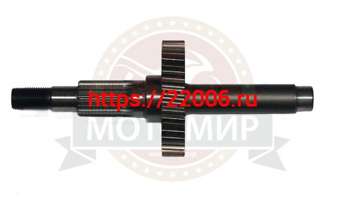 Вал редуктора 1P63QMK ведомый с шестерней (15525-R02-00)