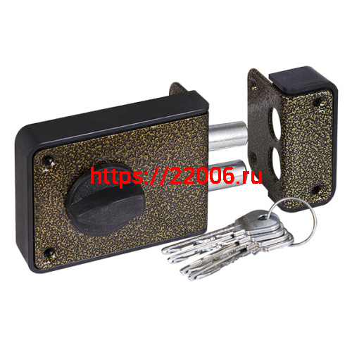 Замок Zenit (Зенит) накладной ЗН 1-3-1 бронза