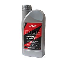 Масло LAVR MOTO RIDE UNIVERSAL  для 4т двиг.,полусинт., SAE 10W40,  API SM JASO M2, 1 литр. (Ln7745)