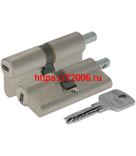 Цилиндровый механизм Cisa (Чиза) под вертушку ASTRAL ОА312-19.12 (80 мм/30+10+40), НИКЕЛЬ