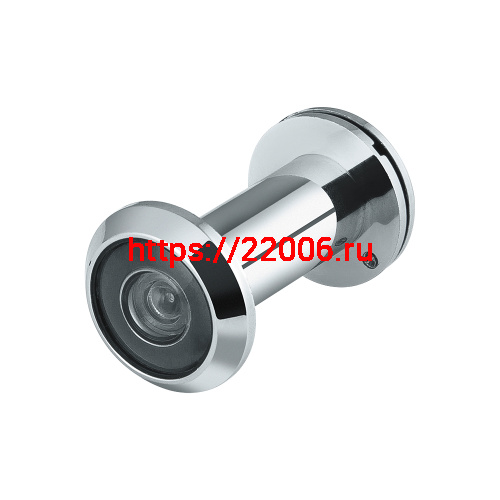 Глазок Ajax (Аякс) дверной, оптика пластик DV-1A/40-70 CP хром (кратно коробке 45 шт)