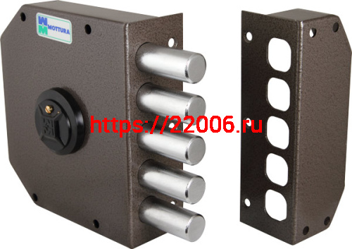 Замок Mottura (Моттура) накладной 20.500 D (правый)