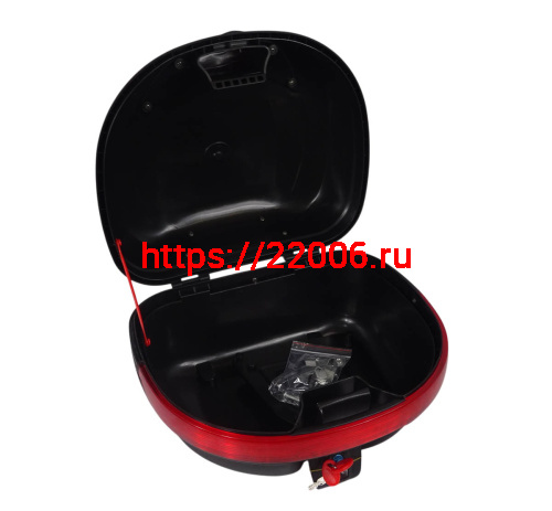 Кофр задний пластик JX  B-07, 30 л., черный фото 2