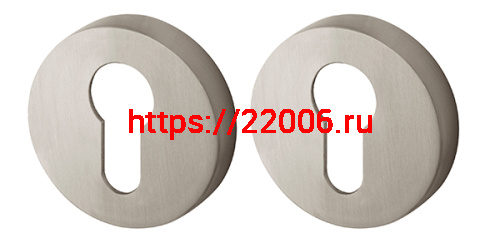 Накладка Armadillo (Армадилло) под цилиндр ET.R.URB52 (ET URB) SN-3 матовый никель/хром