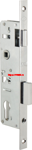 Корпус Kale kilit (Кале килит) узкопрофильного замка с защёлкой 153/P (35 mm) w/b (хром)