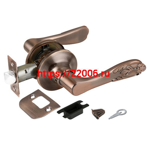 Ручка Punto (Пунто) защелка 6033 AC-P (без фик.) медь