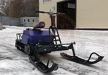 Мотобуксировщик компактный ЛИДЕР-СИГМА-2Е, 8+ л.с, с лыж. модул. с электростартером, TAV2-40