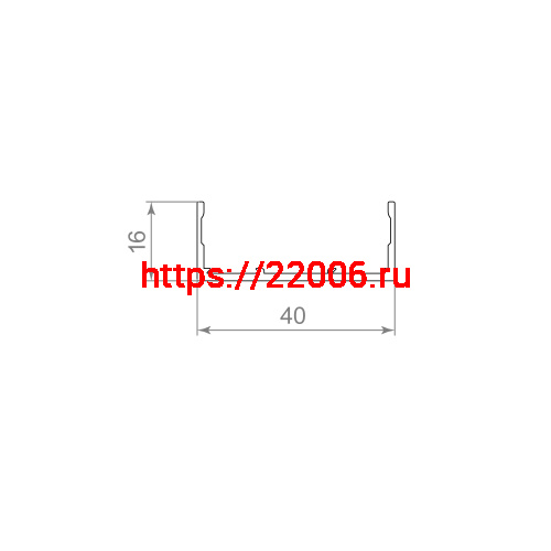 Крышка Armadillo (Армадилло) вертикальная SWD/SLD.Scope 40/16/3200 cover BL (3,2 м) фото 2