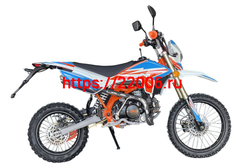 Питбайк X-MOTOS RX 125 17/14 (светотехника, фара, зеркала)