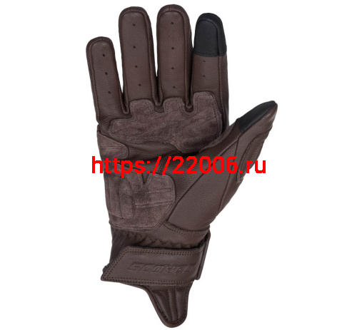 Перчатки SCOYCO (оригинал) MC-154, кожанные, коричневые, р-р  M фото 2