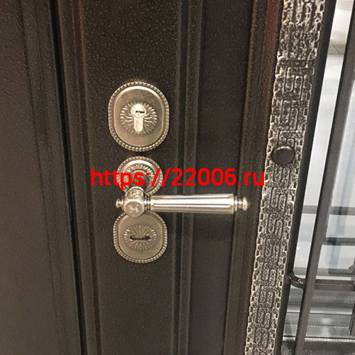 Накладка Armadillo (Армадилло) на сувальдный замок ESC.S-auto.CL/OV (PS-DEC CL) AS-9 античное серебро фото 5