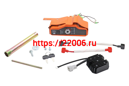 Двигатель HEMEN 21,0 л.с. с катушкой 11А132Вт 192F-3E (458 см3) электростартер, вал 25 мм фото 5