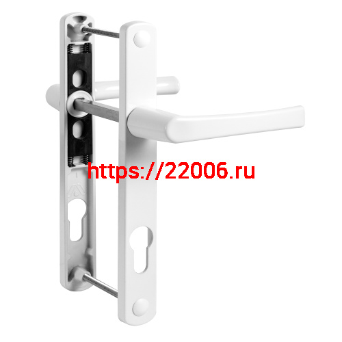 Ручка Punto (Пунто) на планке HANDLE.92.25.67-75 RAL 9016 белый