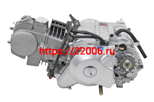 Двигатель 153FMI (YX125) нижний эл.стартер,масляное охлаждение(радиатор,патрубки,педаль п/п,кикстар) фото 3