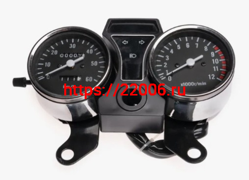 Щиток приборов Альфа от 0 до 60 км/ч, фишка мама