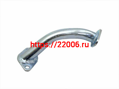 Патрубок карбюратора впускной мопед Дельта (впускной коллектор) d-16mm метал.