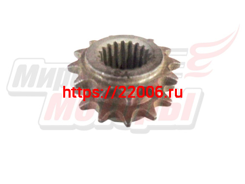 Звезда редуктора малая двухрядная 168F/168F-2L