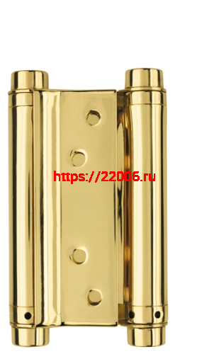 Петля Armadillo (Армадилло) пружинная двусторонняя BH470SS (100*70*1.5) GP (DAS SS 201-4") золото