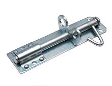 Задвижка skobis (СКОБИС) накладная ЗТ-150 цинк белый