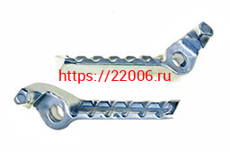 Подножки пассажирские тюнинг ТИП 5 (пара) синие Подножки пассажирские тюнинг ТИП 5 (пара) синие