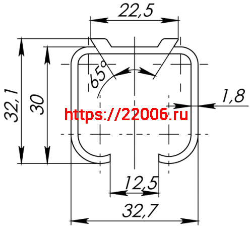 Верхняя Armadillo (Армадилло) направляющая Comfort R 60/80/1,8/2000 track (2 м) фото 2