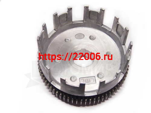 Барабан сцепления CB250 см3 Zongshen ZS 172FMM голый (8 паз+8 полупаз) 70Т  (100203002)