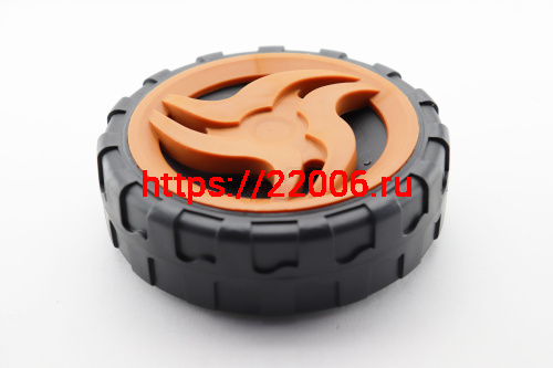 Колесо переднее с крышкой для газонокосилки эл. CARVER LME-1032/1437/1840