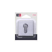 Накладка Punto (Пунто) под цилиндр LM/A ET.K.QS52 SSC-16 сатинированный хром