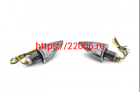Боковой фонарь Мини (НF-101030) светодиодный, треугольничек, черный Боковой фонарь Мини (НF-101030) светодиодный, треугольничек, черный