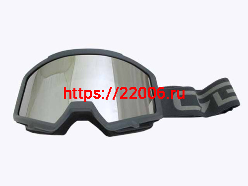 Очки YH-188B оправа серая матовая, линза серая зеркальная