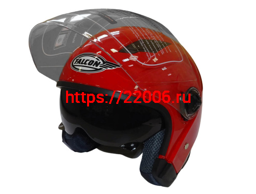 Шлем открытый FALCON XZH208 (Колобок) с забралом, размер L фото 3