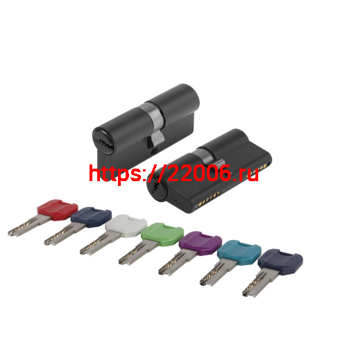 Цилиндровый Punto (Пунто) механизм MaxPro7000Key70mm(30+10+30) BL черный 7key