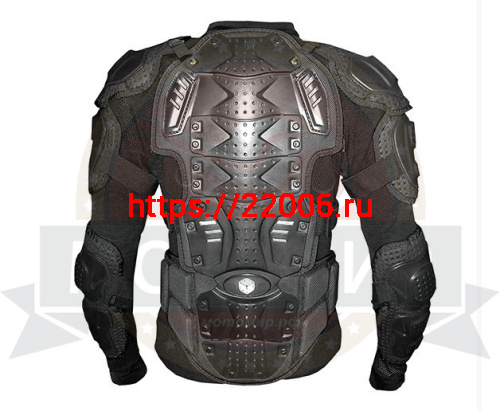 Защита тела мото SCOYCO AM02-2 - "черепаха", черная, р-р 3XL фото 2
