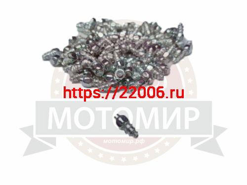 Шип для покрышек универсальный 100 шт., карбид вольфрама, саморез, высота 12 мм (4*4-H12) (НАБОР) Шип для покрышек универсальный 100 шт., карбид вольфрама, саморез, высота 12 мм (4*4-H12) (НАБОР)